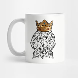 Cockapoo Dog King Queen Wearing Crown Mug